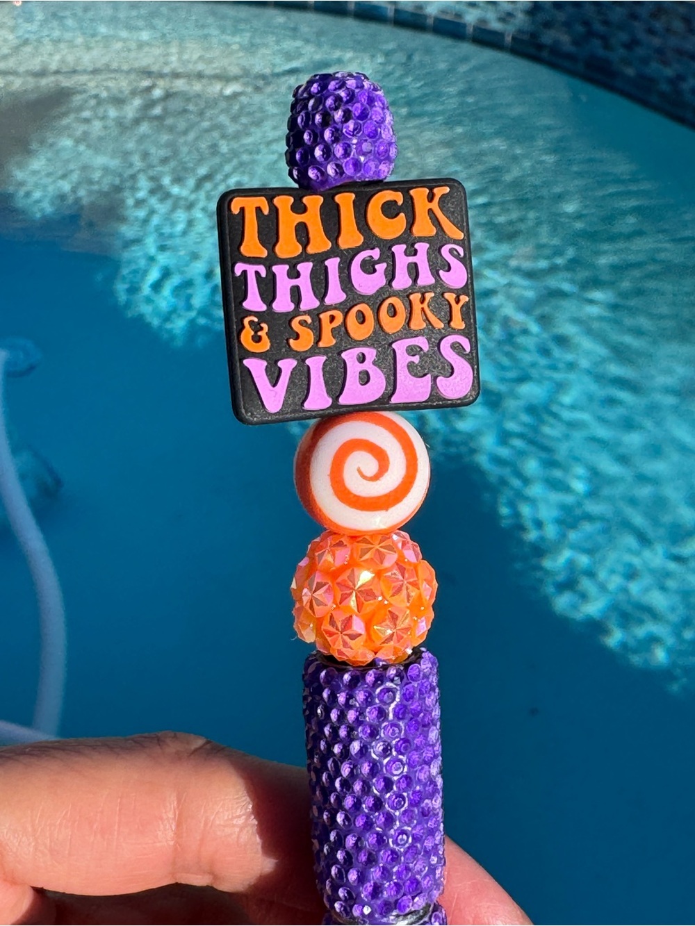 Thick Thighs Spooky Vibes Halloweeen pen